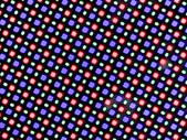 Subpixel grid of the Samsung Galaxy J7 (2017)'s Super-AMOLED panel