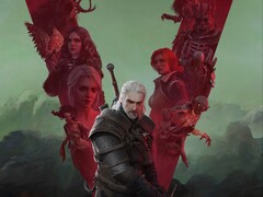 Artistic image of Geralt from The Witcher 3 and supporting characters. (Image source: CD Projekt Red)
