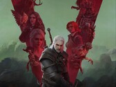 Artistic image of Geralt from The Witcher 3 and supporting characters. (Image source: CD Projekt Red)