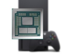 The Xbox Series X features an AMD APU with an 8-core Zen 2 CPU and a RDNA 2 iGPU with 52 CUs/(AMD Dragon Range APU pictured here). (Image source: AMD, Xbox, edited)