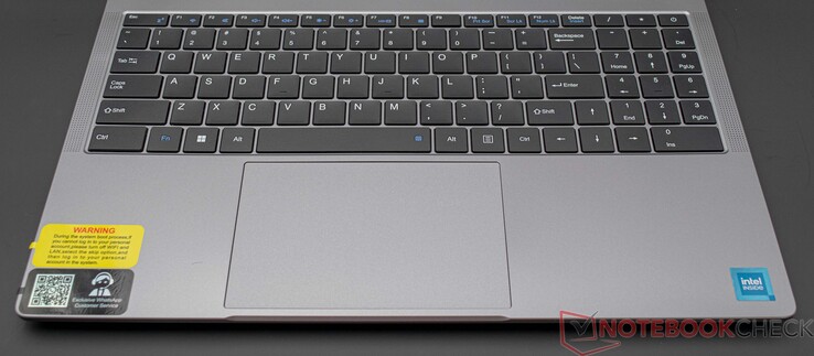 The ACEMAGIC Ace ‎AX15's keyboard and touchpad