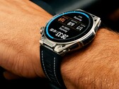 The Amazfit Balance Ultra is made of titanium and sapphire crystal.