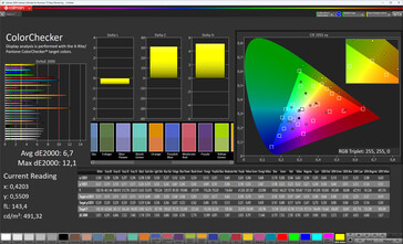 Colors (target color space: sRGB)