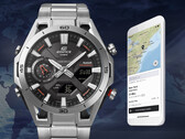 Casio’s Edfice Sospensione ECB-2300YD-1A watch (pictured) has launched in Japan. (Image source: Casio)