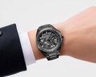 Citizen Attesa CC4107-80H worn on the wrist, showcasing its all-black titanium case and integrated bracelet.