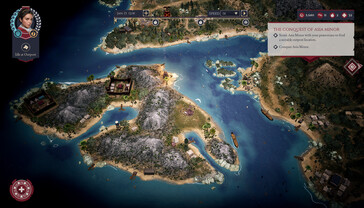 An image showing the world map in Expeditions: Rome.