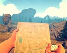 An image showing a map in Firewatch, now 80% off on Steam.
