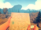 An image showing a map in Firewatch, now 80% off on Steam.