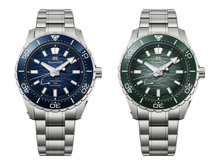 The Grand Seiko Ushio 300 Diver SLGB023 and SLGB025 watches