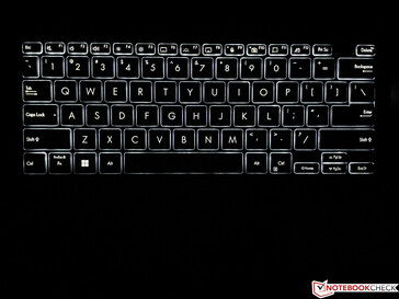 Keyboard backlighting