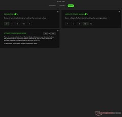 Razer Joro Synapse power settings