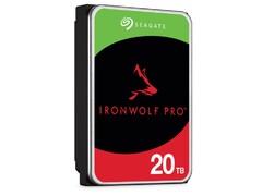 Seagate&#039;s new IronWolf Pro and Exos hard drives for NAS servers have enough space for 20TB of data (Image: Seagate)