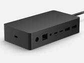 The Surface Dock 2 expands the I/O of Surface devices with four USB-C ports and more. (Image source: Microsoft)