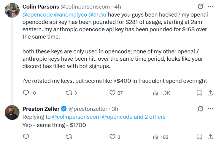 Users on X also report that their accounts have been drained