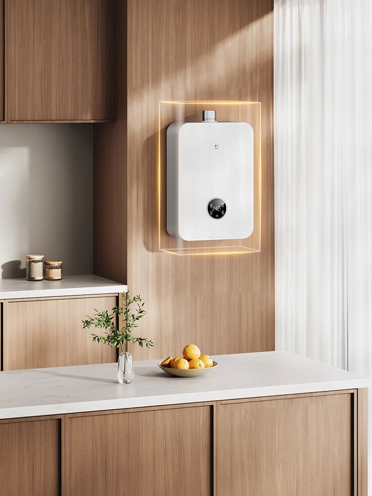 The Xiaomi new Smart Gas Water Heater 2 Silent Zero Cold Water 16L Edition. (Image source: Xiaomi)