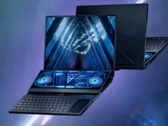 The Zephyrus Duo 16 features a second 4K touchscreen. (Image Source: Asus)