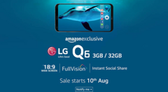 The LG Q6 aims to offer premium features at a relatively affordable price. (Source: Amazon)