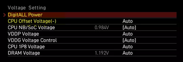 CPU Offset Voltage option enabled by the new BIOS update from MSI. (Image source: MSI)