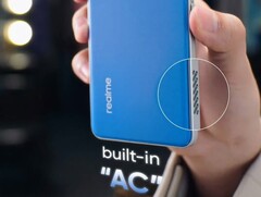 The  &quot;built-in AC&quot; smartphone. (Image source: Realme)