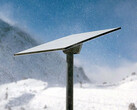 Starlink Standard Residential plan dish in the snow. (Image source: Starlink)