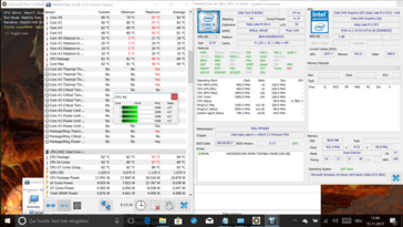 After 8 minutes: reduction to 1.7 GHz CPU; the iGPU still now runs at 1047 MHz