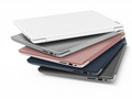 Stack of Lenovo IdeaPad 330S showing the various color options. (Source: Lenovo)