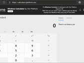 The multi-platform Windows Calculator app can now be found on Uno. (Source: Uno)