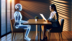 AI-powered interviewers gain ground despite job-seeker pushback (Image source: Dall-E 3)