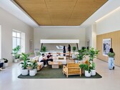 The lobby of the Advanced Manufacturing Center at Houston