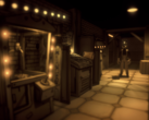 Bendy: Lone Wolf is being launched as a retold version of Boris and the Dark Survival. Pictured - official artwork from the game. (Image source: Steam)  