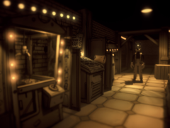 Bendy: Lone Wolf is being launched as a retold version of Boris and the Dark Survival. Pictured - official artwork from the game. (Image source: Steam)  