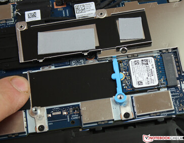 M.2 2280 slot, but the 256 GB model only needs 22 mm