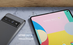 The Pixel Fold is slated to arrive later this year. (Image source: LetsGoDigital & Waqar Khan)