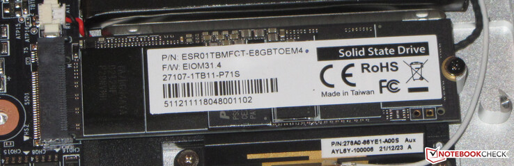 Primary 1 TB NVMe SSD for the operating system