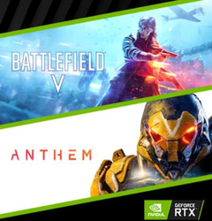 HP is giving gamers the chance to test out their RTX cards with Battlefield V or Anthem. (Source: HP)