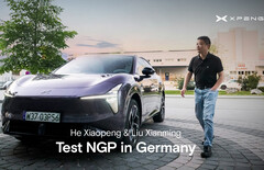Testing in Munich city traffic: Xpeng CEO He Xiaopeng demonstrates the new Next Generation Pilot (NGP) system in the Xpeng L03.