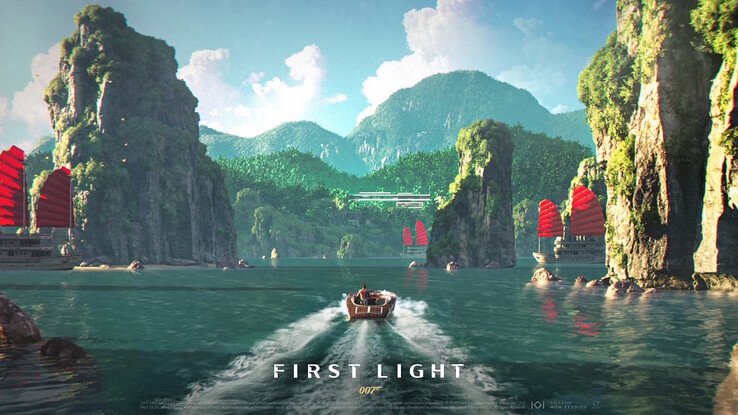 Scenic locations are a highlight of 007 First Light and any Bond movie. (Image source: IO Interactive)