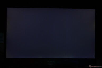 Slight uneven backlight bleeding along the edges