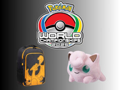 Pokémon World Championships merchandise is shown (Image source: The Pokémon Company with edits)