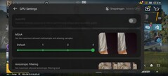 GPU settings