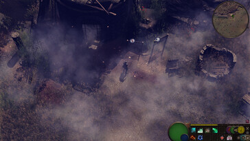 The RPG is played from an isometric top-down perspective. (Pictured: A screenshot from Svarog's Dream)
