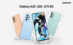 This year&#039;s Galaxy A series features a mishmash of old and new SoCs. (Image source: Samsung)