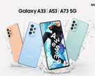 This year's Galaxy A series features a mishmash of old and new SoCs. (Image source: Samsung)