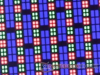 AMOLED pixel array is very different from the OLED pixel array on say the Dell XPS 15