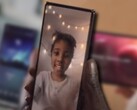 The Xperia 1 IV (Mark 4) might come with an under-display camera at the front to enable slimmer bezels. (Image source: Sony - edited)