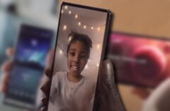 The Xperia 1 IV (Mark 4) might come with an under-display camera at the front to enable slimmer bezels. (Image source: Sony - edited)