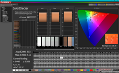 ColorChecker before calibration