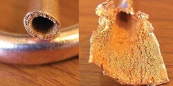 Cross-section of a metal sintered heat pipe. (Source: Frosty Tech)