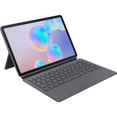 Samsung may well release a Keyboard Book Cover for the Galaxy Tab S7 as it did with the Tab S6, pictured. (Image source: Samsung)