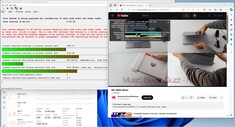 Maximum latency when opening multiple browser tabs and playing 4K video material
